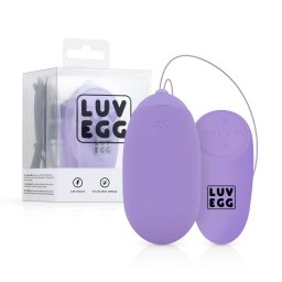 LUV EGG XL - hordható akkus, rádiós vibrációs tojás (lila)