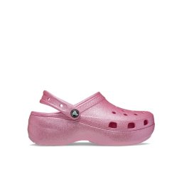 Crocs Papucs Classic Platform Glitter Clog W 207241 Rózsaszín