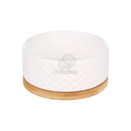 Flamingo Bianco kerámia tál - fehér 990 ml