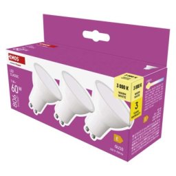 LED izzó Classic MR16 / GU10 / 7 W (60 W) / 806 lm / Meleg fehér