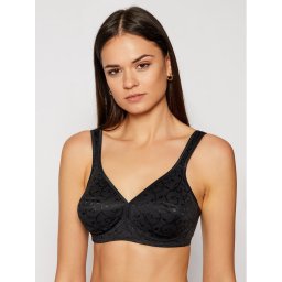 Triumph Varrat nélküli melltartó Elegant Cotton 10100175 Fekete