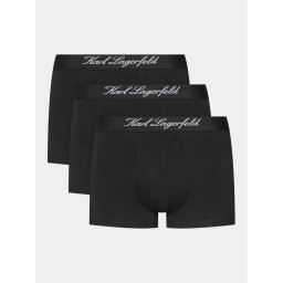 KARL LAGERFELD 3 darab boxer Hotel Karl Trunk Set (3 Pack) 231M2101 Fekete