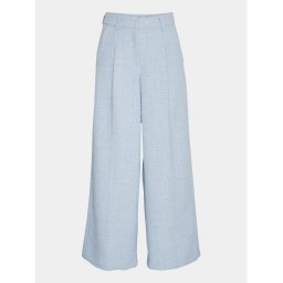 Moss Copenhagen Szövet nadrág Mschabriella 17696 Kék Wide Leg