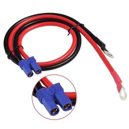 Ec5 Csatlakozós Szilikonkábel 8mm-es Sarúval 12awg 40cm (5575)