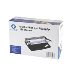 Spirálozógép, mûanyag spirálkötéshez, 120lap lyukasztás 8lap Bluering® COMBINDER 120