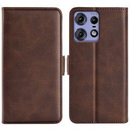 SIDE Wallet tok Motorola Edge 50 Pro készülékhez sötétbarna