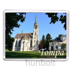 Tompa- Szent Anna-templom hűtőmágnes (műanyag keretes)