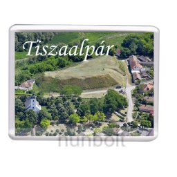 Tiszaalpár- Várdomb hűtőmágnes (műanyag keretes)