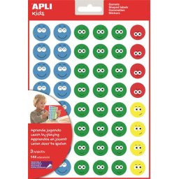 APLI Matrica, emoji, APLI Kids "Stickers", boldog arcok