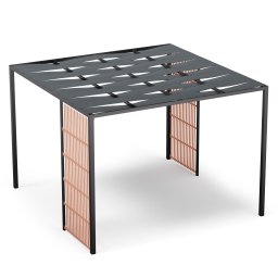 Blumfeldt Shade Cove Vert, pergola, 3 x 3 m, oldalfalak, porszórt festék, időjárásálló (GDI17-Vert 3x3 BL)