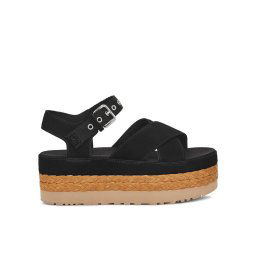 Ugg Espadrilles W Aubrey Ankle 1152711 Fekete