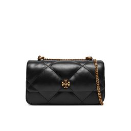 Tory Burch Táska Mini Kira Diamond Quilt Flap Bag 154710 Fekete
