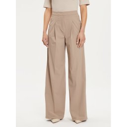 Max Mara Leisure Szövet nadrág Bonn 2426786017 Bézs Relaxed Fit