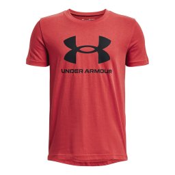 Under Armour Póló UA SPORTSTYLE LOGO SS 1363282 Piros Regular Fit