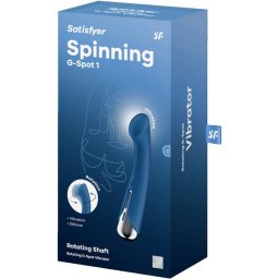 Satisfyer - Spinning G-Spot 1. vibrátor rotáló fejrésszel (kék)