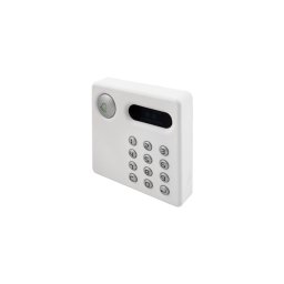 RFID olvasós és kódzáras segédolvasó az YA-82 szériájú önálló olvasókhoz kijelzővel - EM - fehér YA-92DK-wh