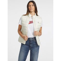 Guess Jeans Mellény W4YN11 WG922 Bézs Regular Fit