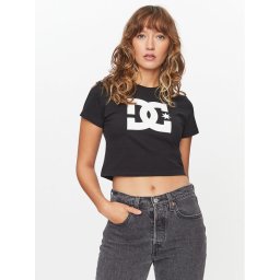 DC Póló Dc Star Tees ADJZT03035 Fekete Regular Fit
