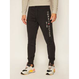 Tommy Hilfiger Melegítő alsó Basic Branded MW0MW08388 Fekete Regular Fit