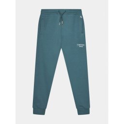 Calvin Klein Jeans Melegítő alsó Stack Logo IB0IB01282 Kék Regular Fit