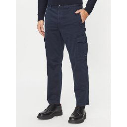 Boss Szövet nadrág Sisla-5-Cargo 50501614 Sötétkék Regular Fit
