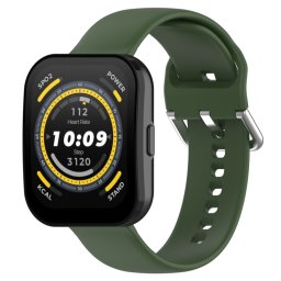 SILICONE Cserélhető szíj Amazfit Bip 5 sötétzöldhez