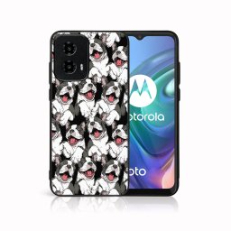 PROTEMIO MY ART Védőburkolat Motorola Moto G34 5G DOG (179)-hoz