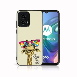 PROTEMIO MY ART Védőburkolat Motorola Moto G34 5G GIRAFFE (180)-hoz
