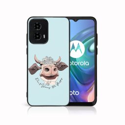 PROTEMIO MY ART Védőburkolat Motorola Moto G34 5G HAPPY COW (181)-hoz