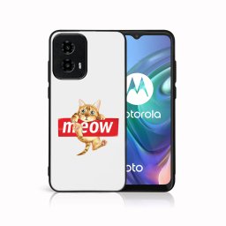 PROTEMIO MY ART Védőburkolat Motorola Moto G34 5G MEOW (183)-hoz