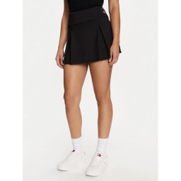 Tommy Jeans Miniszoknya Tjw Box Pleat Jersey DW0DW18489 Fekete Regular Fit