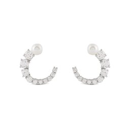 Swarovski Fülbevaló Matrix 5692260 Ezüst