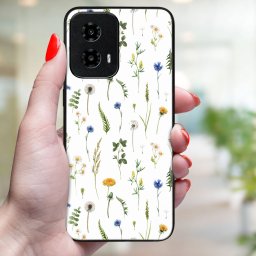 PROTEMIO MY ART Védőburkolat a Motorola Moto G34 számára 5G VADVIRÁG (153)