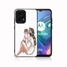 PROTEMIO MY ART Védőburkolat a Motorola Moto G34-hez 5G BABY GIRL (111)