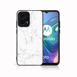 PROTEMIO MY ART Védőburkolat: Motorola Moto G34 5G WHITE MARBLE (144)