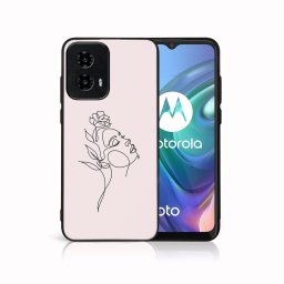 PROTEMIO MY ART Védőburkolat: Motorola Moto G34 5G ROSE GIRL (198)