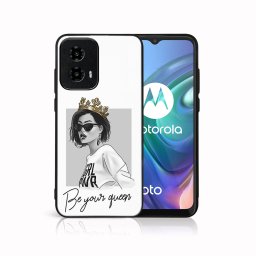 PROTEMIO MY ART Védőburkolat a Motorola Moto G34 számára 5G QUEEN (139)