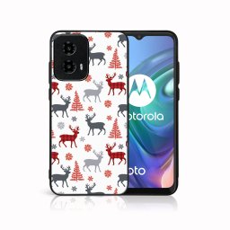 PROTEMIO MY ART Karácsonyi kivitelű borító Motorola Moto G34 5G DEER (068)