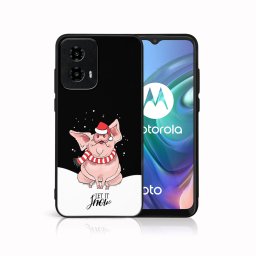 PROTEMIO MY ART Karácsonyi dizájnú borító Motorola Moto G34 5G HAJJON HÓT (075)