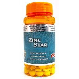 Zinc Star 120 db tabletta, 20 mg cink glükonát, - StarLife - A cink több mint 300 enzim alkotóeleme