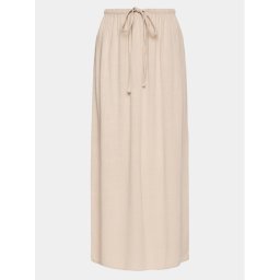 Gina Tricot Maxi szoknya 20053 Bézs Regular Fit