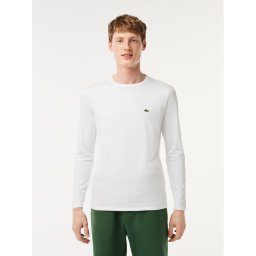 Lacoste Hosszú ujjú TH6712 Fehér Regular Fit