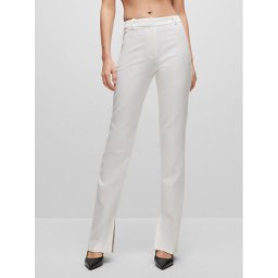 Hugo Szövet nadrág 50476653 Bézs Regular Fit