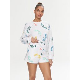 DKNY Pizsama YI90002 Fehér Regular Fit