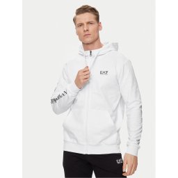 EA7 Emporio Armani Pulóver 8NPM13 PJ05Z 1100 Fehér Regular Fit