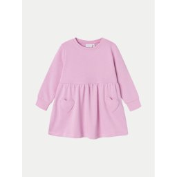NAME IT Kötött ruha 13231933 Rózsaszín Relaxed Fit