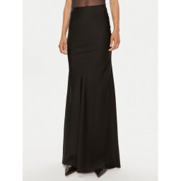 Patrizia Pepe Midi szoknya 8G0406/A051-K103 Fekete Regular Fit