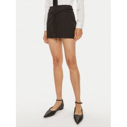 Patrizia Pepe Miniszoknya 8G0410/A457-F1OO Fekete Regular Fit