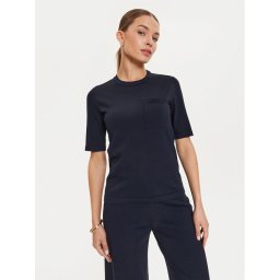 Max Mara Leisure Póló Tahiti 24263660 Sötétkék Regular Fit