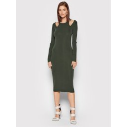 Patrizia Pepe Hétköznapi ruha 8A0922/K007-S635 Zöld Slim Fit